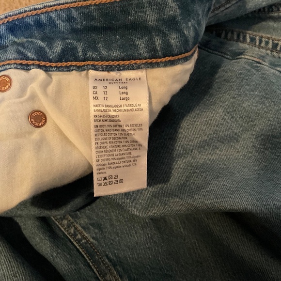 American Eagle long A line Denim skirt - Picture 10 of 10